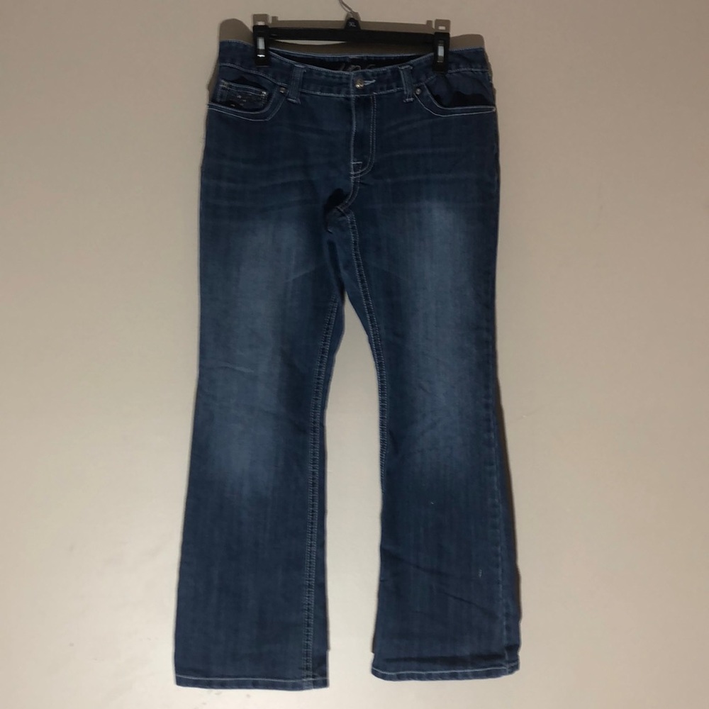 Inc curvy fit boot cut denim jeans